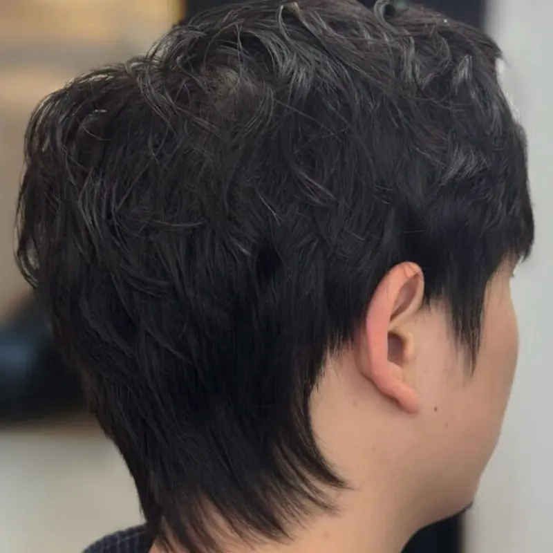 다운펌 스타일