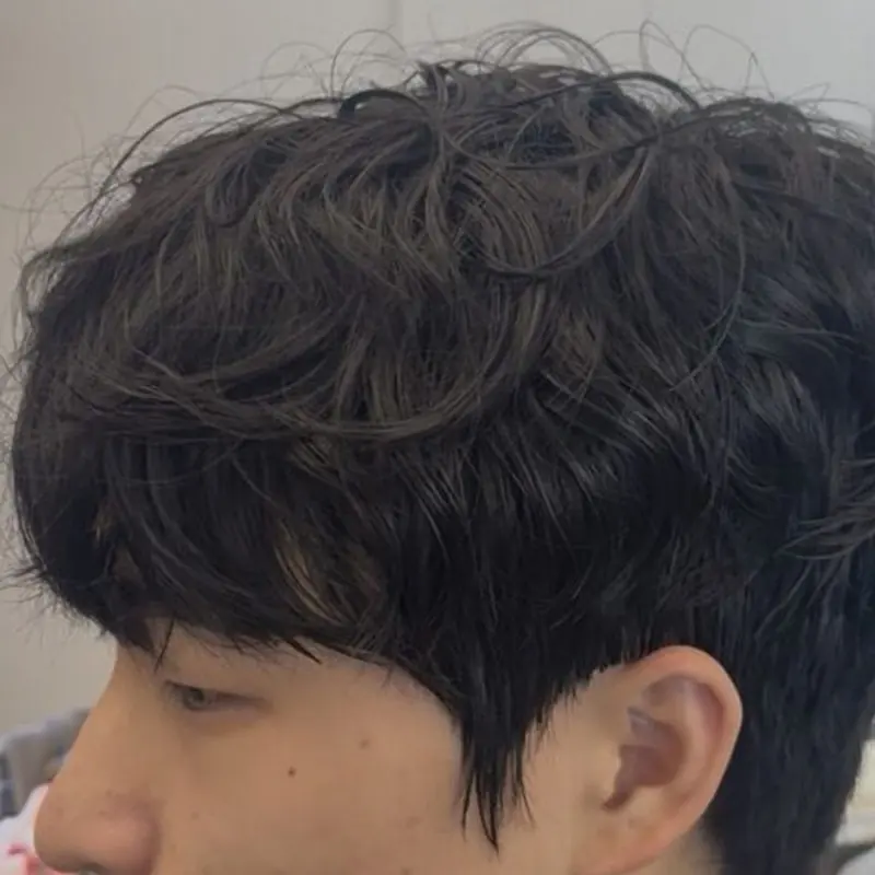 열펌 스타일
