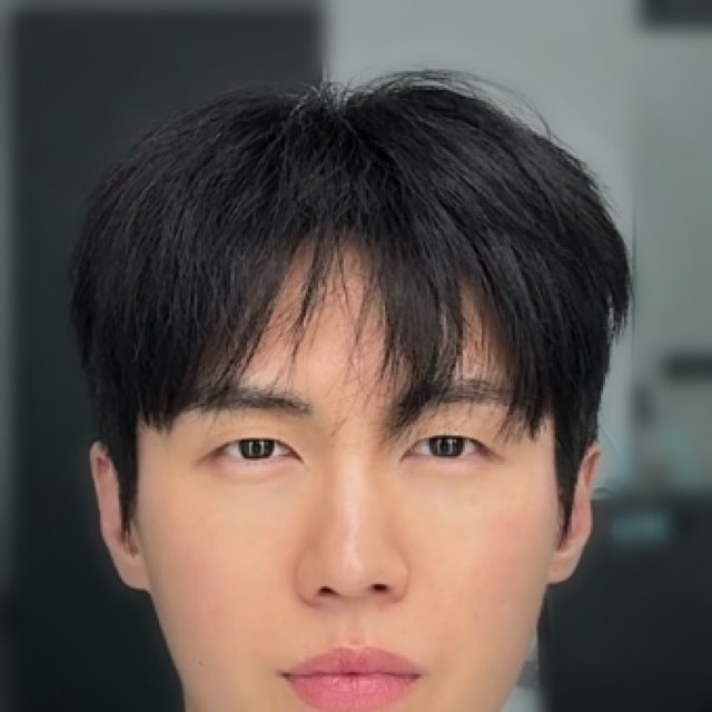 시술 전 머리