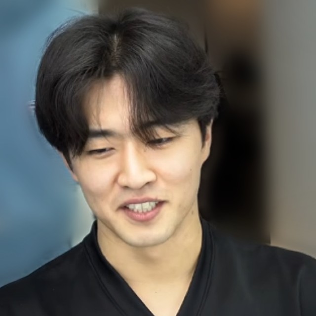 시술 전 머리