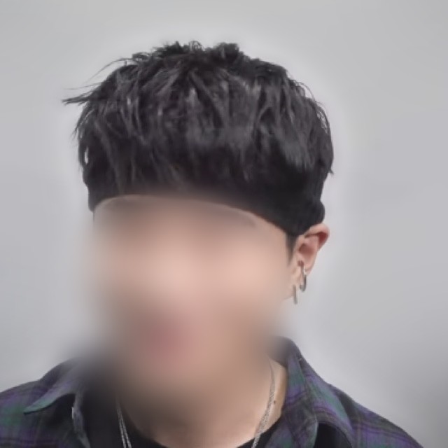 마무리 후 머리