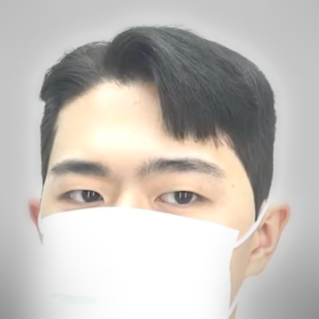 시술 전 머리